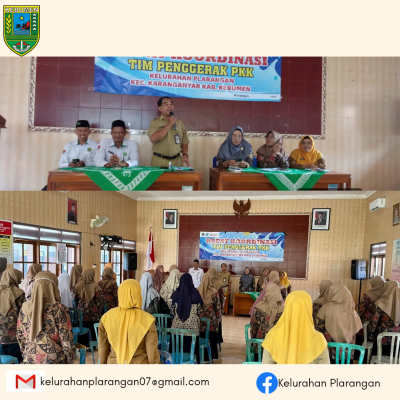 Rakor PKK Kelurahan Plarangan bulan Maret 2026