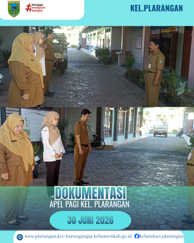 Apel Pagi Selasa 30 Juni 2026