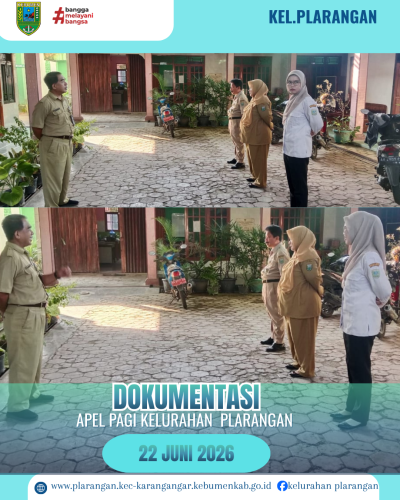 Apel Pagi Senin 22 Juni 2026
