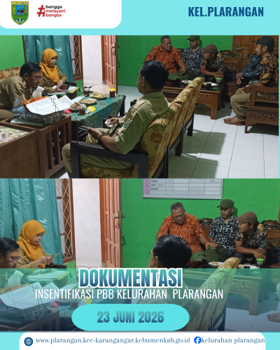 Insentifikasi PBB Kelurahan Plarangan th 2026