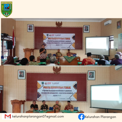 Rapat FKP Kelurahan Plarangan 2025 Tema Peningkatan Kualitas Pelayanan Publik Kelurahan Plarangan 