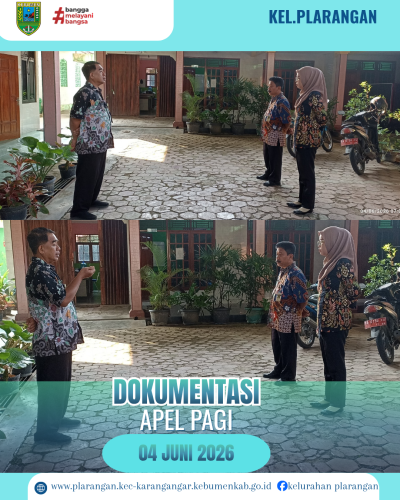 Apel Pagi Kamis 04 Juni 2026