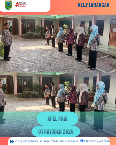 Apel Pagi Kamis 01 Oktober 2026