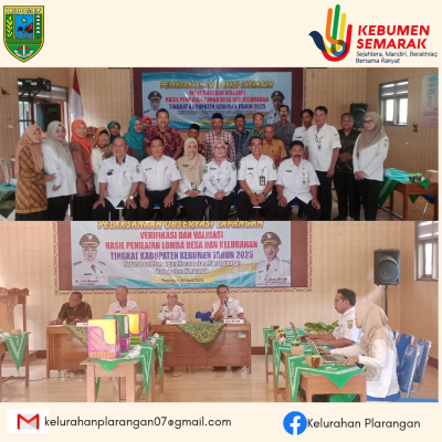 Verifikasi dan Validasi Hasil Penilaian Lomba desa /Kelurahan