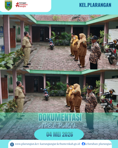 Apel Pagi Senin 04 Mei 2026