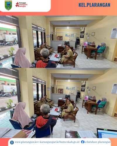 Koordinasi Penganan Pengaduan Masyarakat bersama TIM dari Dinas Sosial Kebumen