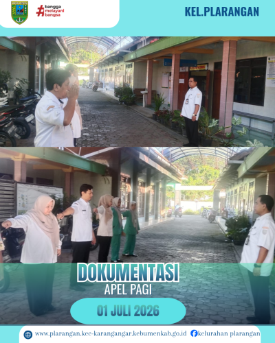 Apel Pagi Rabu 01 Juli 2026