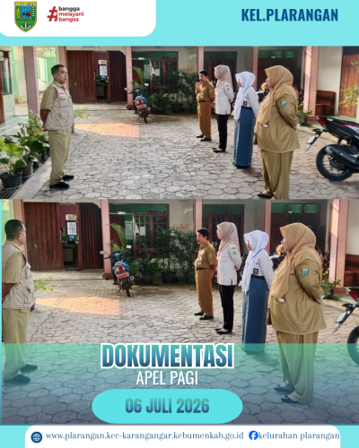 Apel Pagi Senin 06 Juli 2026