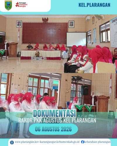 Rakor PKK bulan Agustus tahun 2026