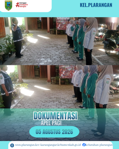Apel Pagi Rabu 05 Agustus 2026
