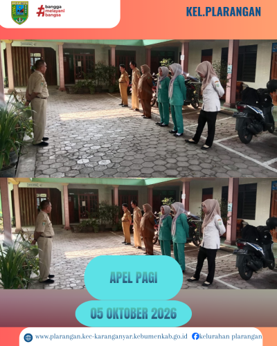 Apel Pagi Senin 05 Oktober 2026