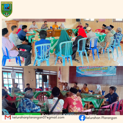 Rapat Koordinasi Penanganan ODGJ Kelurahan Plarangan 