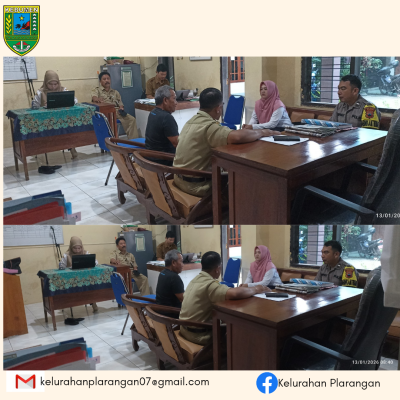 Rapat Koordinasi tindak lanjut penanganan ODGJ Kelurahan Plarangan 