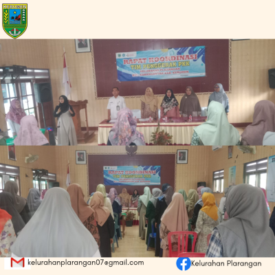 Rakor PKK dan Halal Bihalal Kelurahan Plarangan bulan Maret 2026