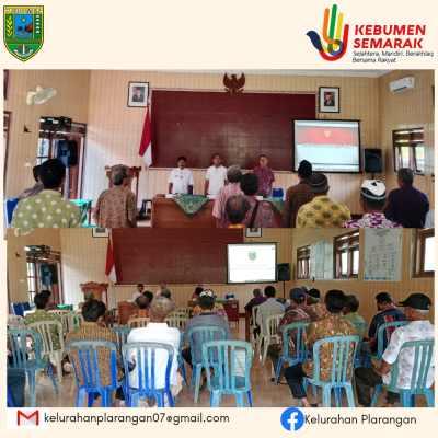 Rapat Pralelang tahun 2024 Kelurahan Plarangan 