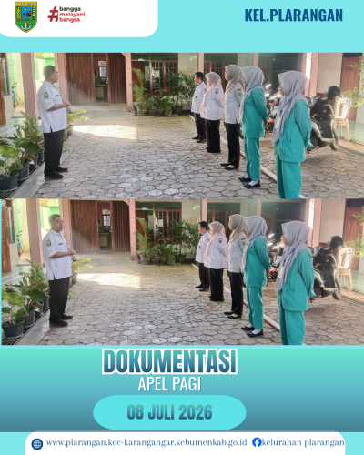 Apel Pagi Rabu 08 Juli 2026