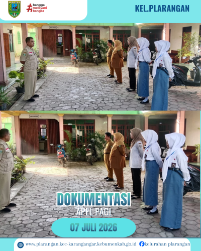 Apel Pagi Selasa 07 Juli 2026