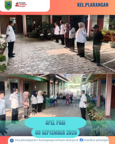 Apel Pagi Rabu 08 September 2026