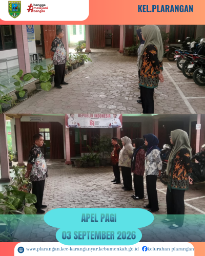 Apel Pagi Kamis 03 September 2026