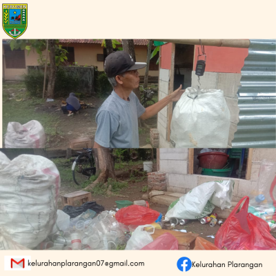 Kegiatan Bank Sampah Makmur Sejahtera Kelurahan Plarangan Hari Minggu 12 Oktober 2025