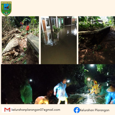 kelurahan Plarangan terdampak banjir tanggal 08 November 2025