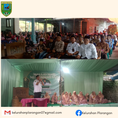 Peringatan Maulid Nabi Di RW 05 Kelurahan Plarangan 
