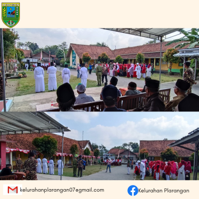 Upacara Detik-Detik Proklamasi di Masjid Baitul Umar Kelurahan Plarangan 