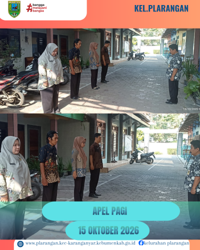 Apel Pagi Kamis 15 Oktober 2026