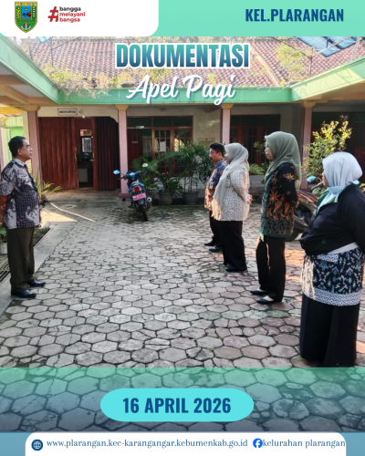 Apel Pagi Kamis 16 April 2026
