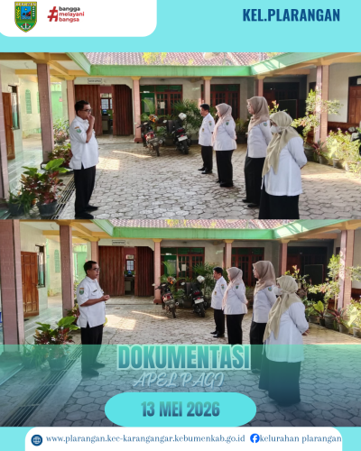 Apel Pagi Rabu 13 Mei 2026