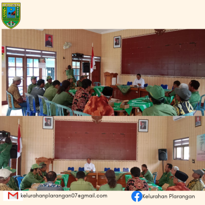 Rakor LINMAS Kelurahan Plarangan 