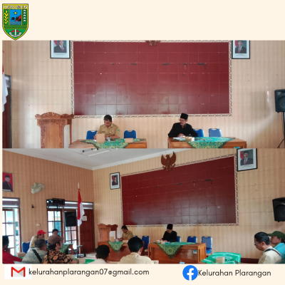 Rakor PTSL Kel Plarangan