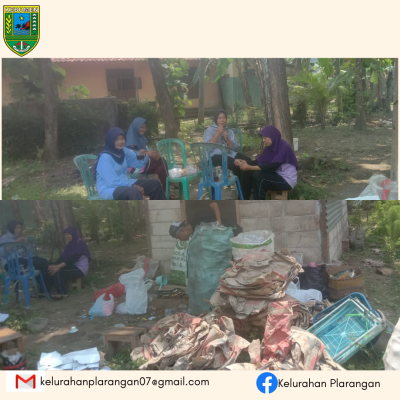 Kegiatan Bank Sampah di Kelurahan Plarangan Minggu ke 2 Bulan Oktober 2025