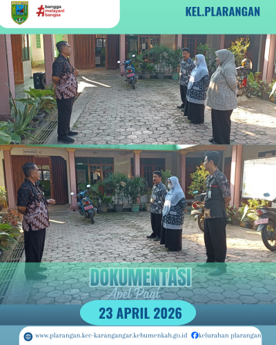 Apel Pagi Kamis 23 April 2026