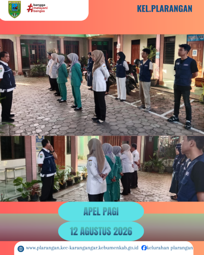Apel Pagi Rabu 12 Agustus 2026