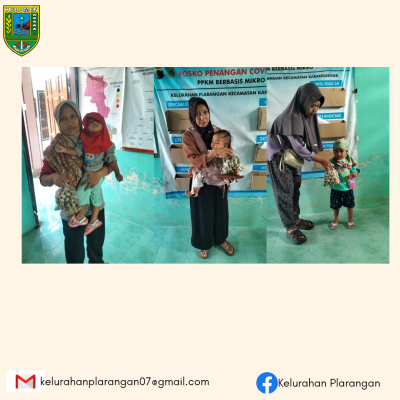 Pemberian makanan tambahan untuk Balita Stunting Kelurahan Plarangan bulan Februari 2026