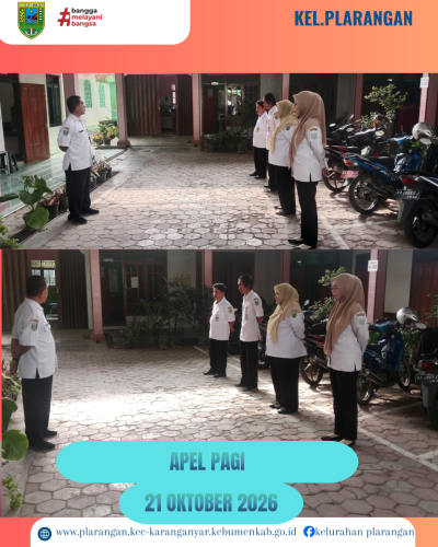 Apel Pagi Rabu 21 Oktober 2026