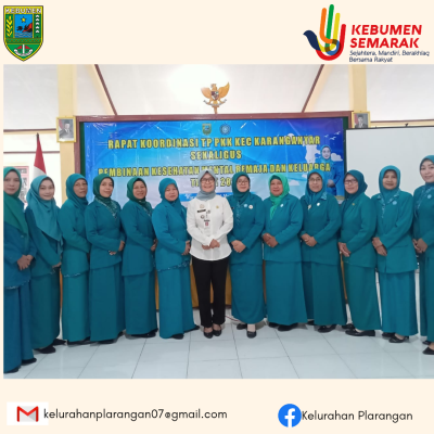 Rapat Koordinasi TP PKK Kecamatan Karanganyar 