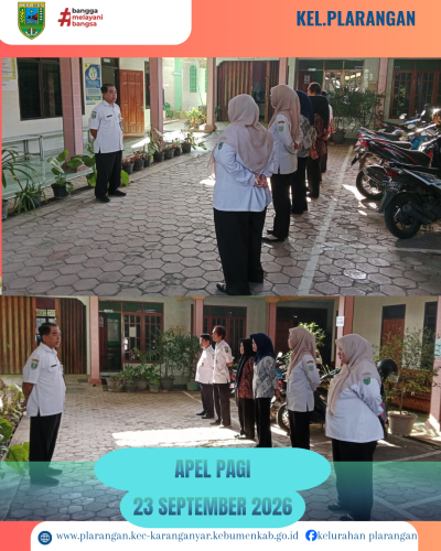 Apel Pagi Rabu 23 September 2026