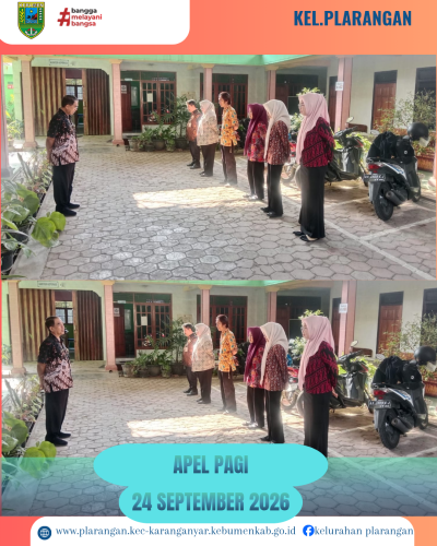 Apel Pagi Kamis 24 September 2026