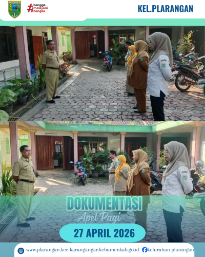 Apel Pagi Senin 27 April 2026