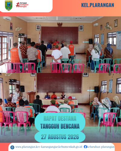 Pelatihan Desa Tangguh Bencana Kelurahan Plarangan 2026