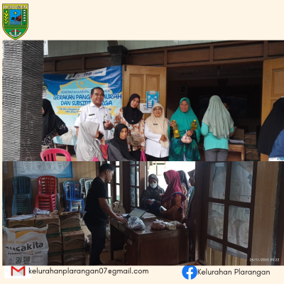 Gerakan Pasar Murah di Kelurahan Plarangan hari Rabu 26 November 2025