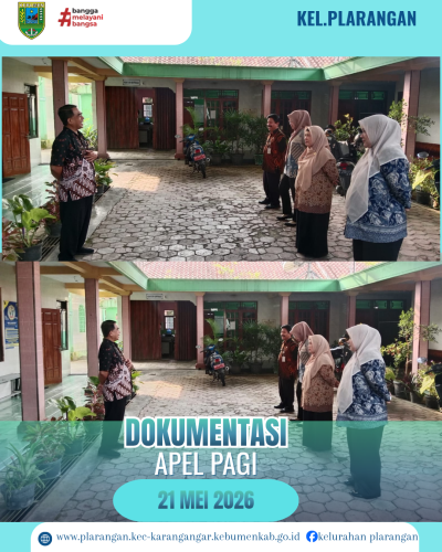 Apel Pagi Kamis 21 Mei 2026
