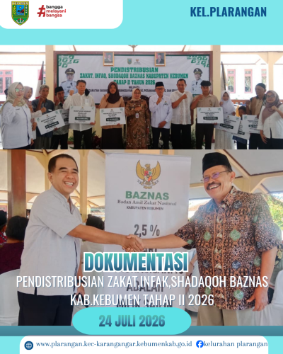 Dokumentasi Pendistribusian Zakat,Infak,Shodaqoh oleh BAZNAS  Kebumen Tahap II Tahun 2026